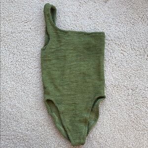 Hunza G one shoulder one piece